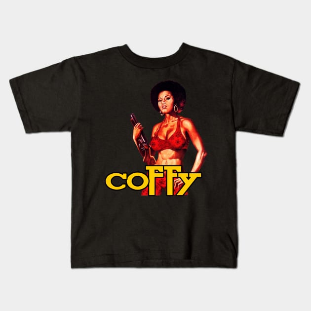 gun coffy Kids T-Shirt by penakucerdas